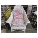 Wicker Chair / Pillow 30"x 34"