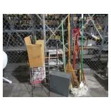 Miscellaneous Lot Garden Tools,dry Rack & More