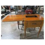 Wood Sewing Cabinet Only,desk & Chair