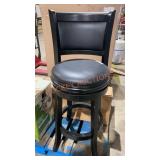 Alpha Co Black Bar Stool