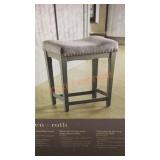 Allen + Roth Saddle Seat Bar Stool