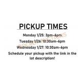 Please Read/pickup Times