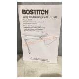 Bostitch Swing Arm Clamp Light With Led Bulb