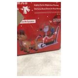 Inflatable Santa Clause on Helicopter