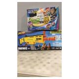 Nerf Fortnite Gun and Beyblade Burst Rise Battle