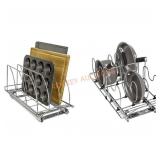 Roll Out Cutting Board & Bakeware Organizer