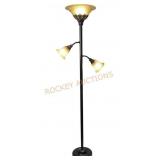 Floor Lamp with Glass Shades