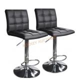Leather Adjustable Bar Stools