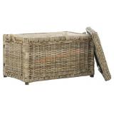 Wicker Storage Trunk