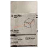 Storage Bin with Sliding Door