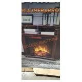 Greentouch Rolling Electric Fireplace