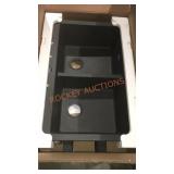 Composite Granite Double Bowl Kitchen Sink