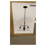 Fallsbrook 3-Light Chandelier, package opened,
