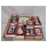 Tray Lot Barbie Ornaments & More