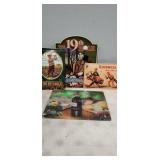 Tin Signs and Cutting Board