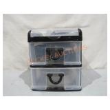 2 Drawer Plastic Organizer / Camera Parts"