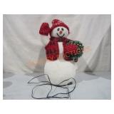 Lighted Snowman Approx 14"