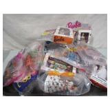 Tray Lot Of Barbie Ornaments 7 More