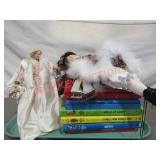 Miscellaneous Tray Lot,Doll,Books,Games & More