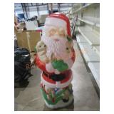 Santa With Puppies Blo Mold