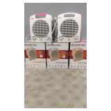 Comfort Zone Compact Heater/Fan, Set of 5
