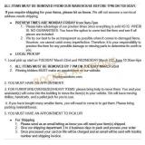 Auction Information Please Read!