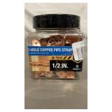 2-Hole Copper Pipe Strap