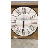 Decorative Clock, 21.5" Diameter