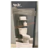 Style Selections 3-Tier Over-the-Toilet Shelf