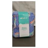 Pillowfort Twin Sloth Flannel Sheet Set