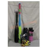 Baseball Bats,Water Bottles,Batting Gloves