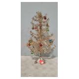 Gold Tinsel 24" Christmas Tree