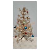 Gold Tinsel 24" Christmas Tree