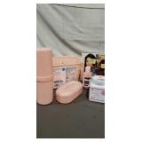 Shower Caddy Set with Hair Care Extras