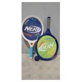 Nerf Paddles and Spalding Ball