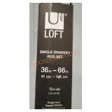 Umbra Loft Drapery Rod Set