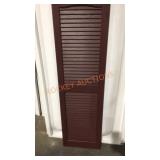 Set of 4 Plastic Shutters