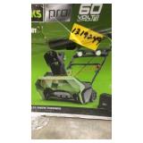 Greenworks Cordless Snow Thrower