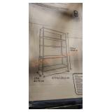 Style Selections Black 5-tier Shelving Unit 72" X