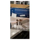 Harbor Breeze 44" Brushed Nickel Finish Ceiling