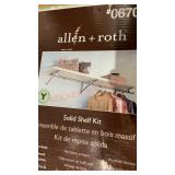 Allen&Roth Solid Shelf Kit