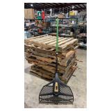 Blue Hawk Garden Rake
