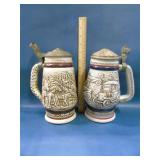 1979 & 1980 Avon steins made in Brazil