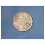 1923 Peace dollar coin