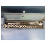 Metric 1/2 inch drive set
