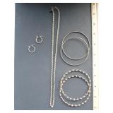 rope themed set 18k gf