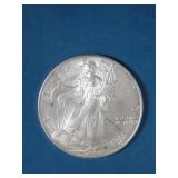 2000 1 ounce American Silver Eagle dollar coin
