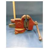Wizard brand red bench vise