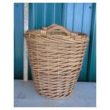 nice wicker basket with handles