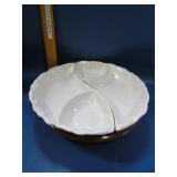 Yin Tang chip and dip serving set